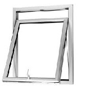 70mm White Casement 915mm x 1050mm