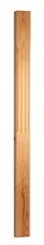 Fluted Stop Chamfered Half Post Fluted Stop Chamfered Half Post