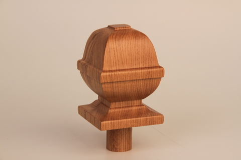 Square Acorn Newel Cap