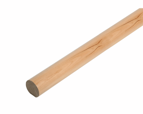 Mopstick Handrail 54mm diameter ungrooved Mopstick Handrail 54mm diameter ungrooved