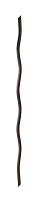 Iron Black rake wavy spindle