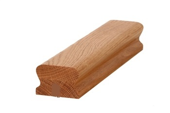Ungrooved Low Profile Handrail 60mm x 41mm