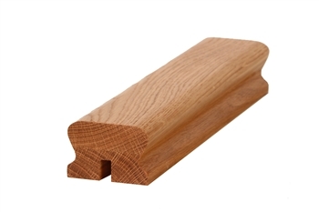 Grooved Low Profile Handrail 60mm x 41mm Grooved Low Profile Handrail 60mm x 41mm