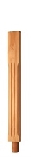 Fluted Stop Chamfered Half Post