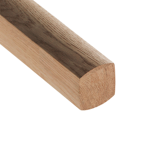Oak landing handrail