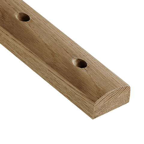 Oak rake base rail