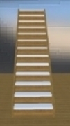 Softwood straight staircase